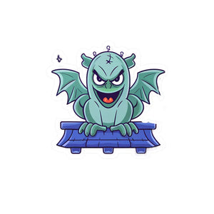 Spooky Halloween Monster Vinyl Decals - Eerie Fun Decor - Dipaliz - Decorative Stickers