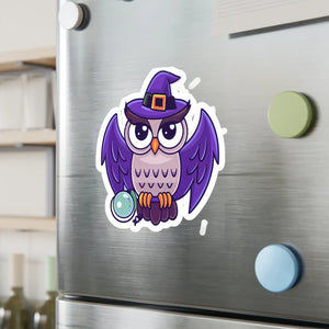 Spooky Halloween Owl White Vinyl Decals - Dipaliz - Decorative Stickers