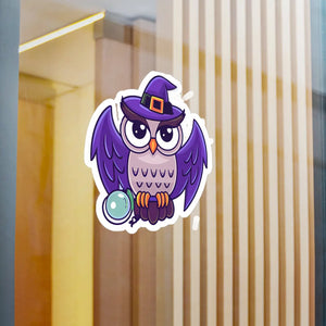Spooky Halloween Owl White Vinyl Decals - Dipaliz - Decorative Stickers