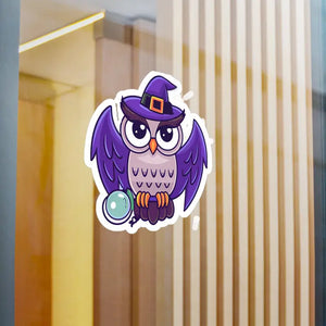 Halloween Owl White Vinyl Decals - Spooky Decor Stickers - Dipaliz - Decorative