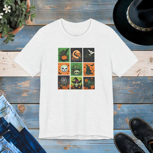 Soft Unisex Jersey Short Sleeve Tee Halloween Panel Dipaliz - T-shirts