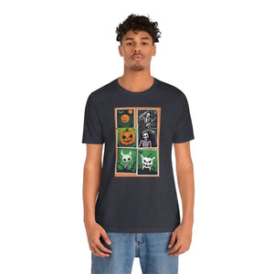 Halloween Panel Unisex Jersey Short Sleeve Tee - Dipaliz - T-shirts