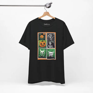 Halloween Panel Unisex Jersey Short Sleeve Tee - Dipaliz - T-shirts