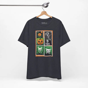 Halloween Panel Unisex Jersey Short Sleeve Tee - Dipaliz - T-shirts