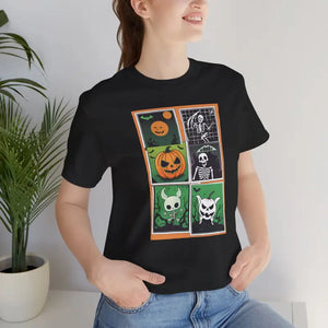 Halloween Panel Unisex Jersey Short Sleeve Tee - Dipaliz - T-shirts