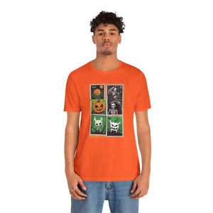 Halloween Panel Unisex Jersey Short Sleeve Tee - Dipaliz - T-shirts