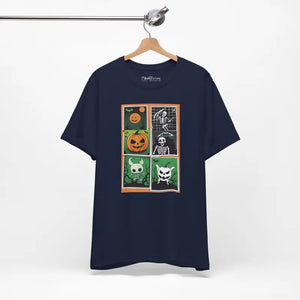 Halloween Panel Unisex Jersey Short Sleeve Tee - Dipaliz - T-shirts