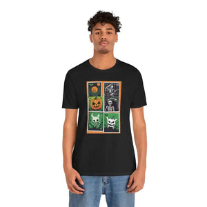 Halloween Panel Unisex Jersey Short Sleeve Tee - Dipaliz - T-shirts