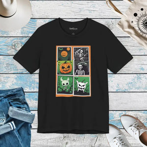Halloween Panel Unisex Jersey Short Sleeve Tee - Dipaliz - T-shirts
