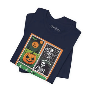 Halloween Panel Unisex Jersey Short Sleeve Tee - Dipaliz - T-shirts