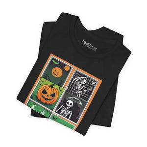Halloween Panel Unisex Jersey Short Sleeve Tee - Dipaliz - T-shirts