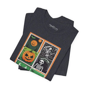 Halloween Panel Unisex Jersey Short Sleeve Tee - Dipaliz - T-shirts