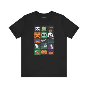 Spooky Halloween Unisex Jersey Short Sleeve Tee - Dipaliz - Black / s - T-shirts
