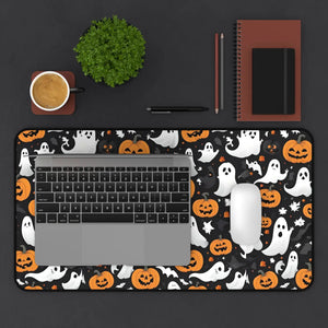 Spooky Halloween Pumpkins Desk Mat - Anti-slip Backing - Dipaliz - Workstation & Cubicle Accessories
