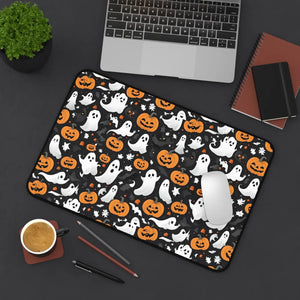 Spooky Halloween Pumpkins Desk Mat - Anti-slip Backing - Dipaliz - Workstation & Cubicle Accessories