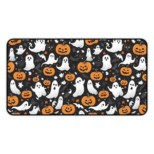 Spooky Halloween Pumpkins Desk Mat - Anti-slip Backing - Dipaliz - Workstation & Cubicle Accessories