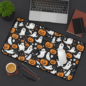 Spooky Halloween Pumpkins Desk Mat - Anti-slip Backing - Dipaliz - Workstation & Cubicle Accessories