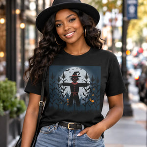 Dipaliz spooky scarecrow unisex jersey cotton halloween - t-shirts