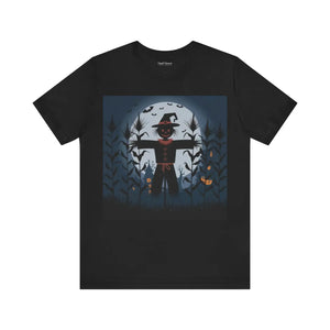 Spooky Scarecrow Unisex Jersey - Halloween Cotton - Dipaliz - T-shirts