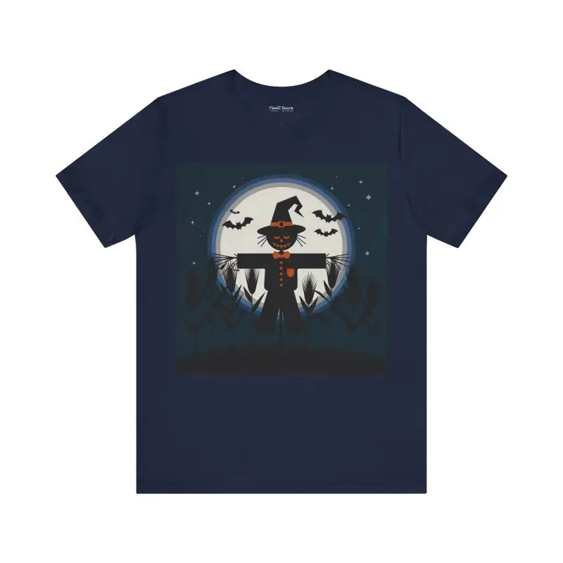 Halloween Scarecrow Unisex Jersey Tee - Spooky Style Awaits! - T-shirt