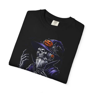 Comfort Colors Skeleton Witch Tee - Halloween Cotton - Dipaliz - T-shirts