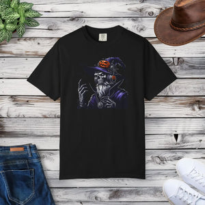 Comfort Colors Skeleton Witch Tee - Halloween Cotton - Dipaliz - T-shirts