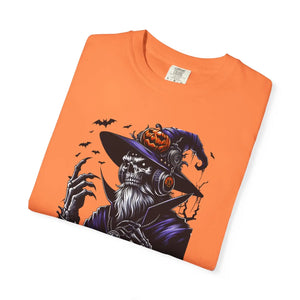 Comfort Colors Skeleton Witch Tee - Halloween Cotton - Dipaliz - T-shirts