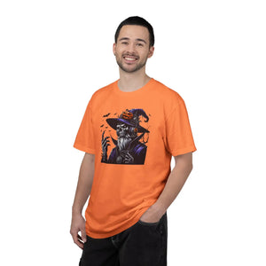 Comfort Colors Skeleton Witch Tee - Halloween Cotton - Dipaliz - T-shirts