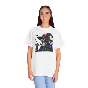 Comfort Colors Skeleton Witch Tee - Halloween Cotton - Dipaliz - T-shirts