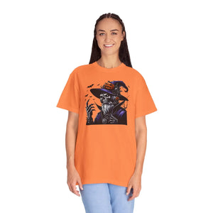 Comfort Colors Skeleton Witch Tee - Halloween Cotton - Dipaliz - T-shirts