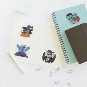 Spooky Halloween Sticker Sheets Vinyl Magic - Dipaliz - Decorative Stickers