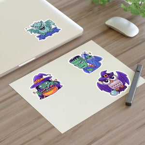Spooky Halloween Sticker Sheets - Water-resistant Vinyl - Dipaliz - Decorative Stickers