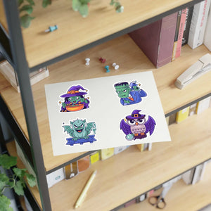 Spooky Halloween Sticker Sheets - Water-resistant Vinyl - Dipaliz - Decorative Stickers