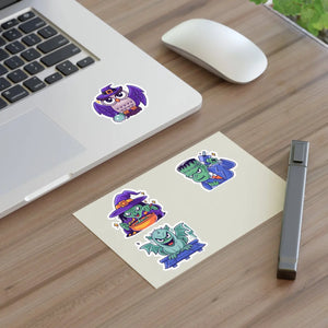 Spooky Halloween Sticker Sheets - Water-resistant Vinyl - Dipaliz - Decorative Stickers