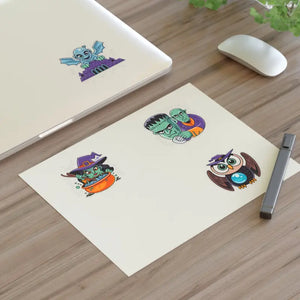 Halloween Sticker Sheets Vinyl Magic Spooky Designs - Dipaliz - Decorative Stickers