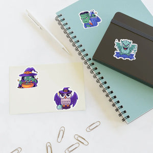 Spooky Halloween Sticker Sheets - Water-resistant Vinyl - Dipaliz - Decorative Stickers
