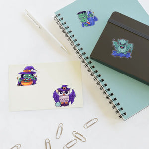 Spooky Halloween Sticker Sheets - Water-resistant Vinyl - Dipaliz - Decorative Stickers