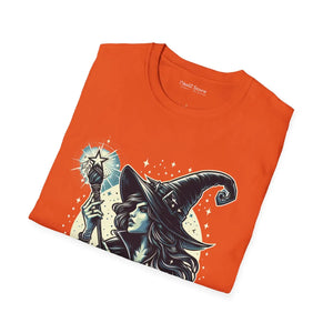 Halloween Witch Unisex Softstyle Tee - Unleash Magic - Dipaliz - T-shirts