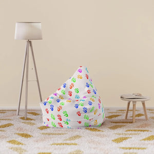 Hand Prints Bean Bag Cover - Stylish Home Decor - Dipaliz - 27’’ × 30’’ 25’’ / Without Insert