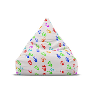 Hand Prints Bean Bag Covers – Durable Decor - Dipaliz - Slipcovers