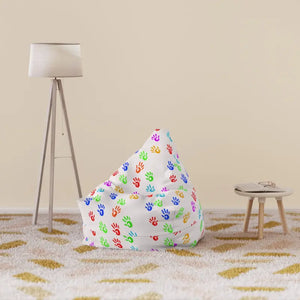 Hand Prints Bean Bag Covers - Stylish Comfort Decor - Dipaliz - 27’’ × 30’’ 25’’ / Without Insert - Slipcovers