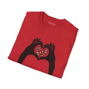 Heart Plant T-shirt - Ultimate Comfort Eco Design - Dipaliz - T-shirts