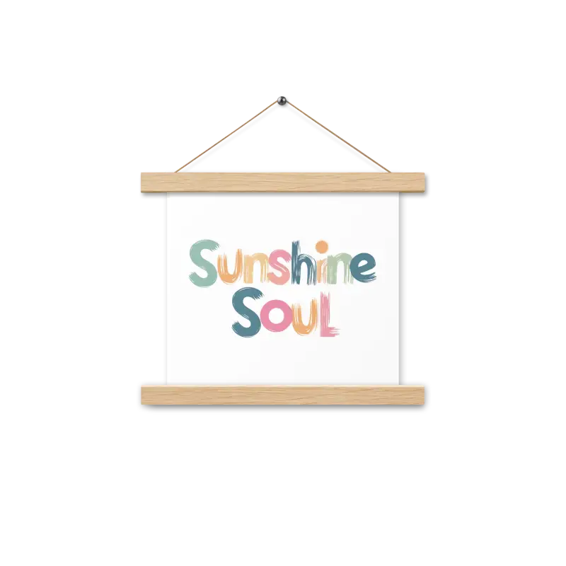 Revamp your Space with the Creative Sun Poster Hanger Set - 10″×10″ Home Decor