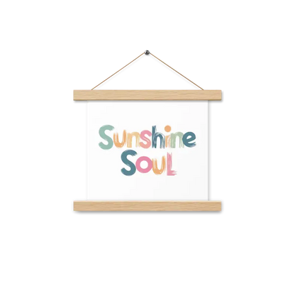 Revamp your Space with the Creative Sun Poster Hanger Set - 10″×10″ Home Decor