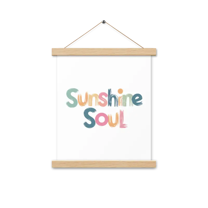 Revamp your Space with the Creative Sun Poster Hanger Set - 11″×14″ Home Decor