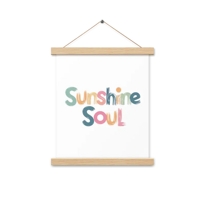 Revamp your Space with the Creative Sun Poster Hanger Set - 11″×14″ Home Decor