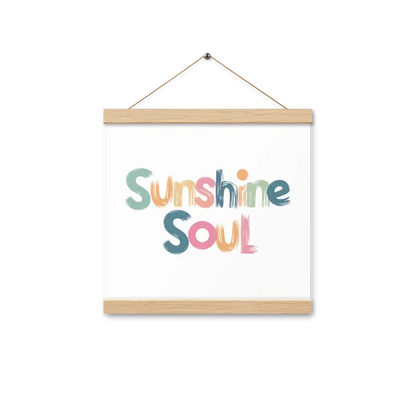 Revamp your Space with the Creative Sun Poster Hanger Set - 12″×12″ Home Decor