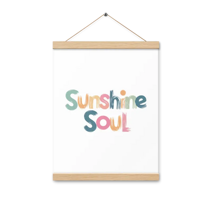 Revamp your Space with the Creative Sun Poster Hanger Set - 12″×16″ Home Decor