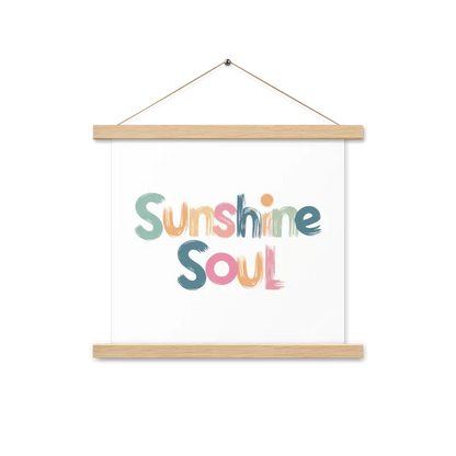 Revamp your Space with the Creative Sun Poster Hanger Set - 14″×14″ Home Decor