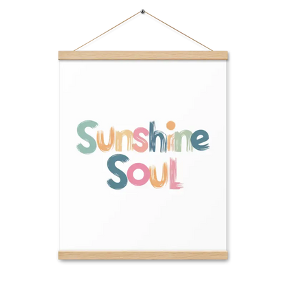 Revamp your Space with the Creative Sun Poster Hanger Set - 16″×20″ Home Decor